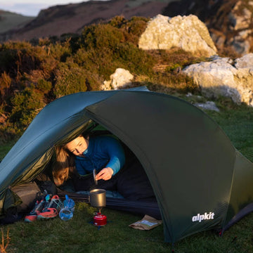 Wild camping is just part of the adventure