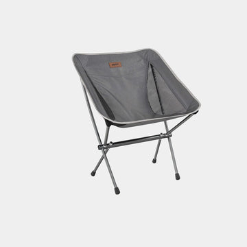 Campers finding shade under a awning