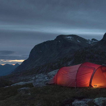 Wild camping is just part of the adventure