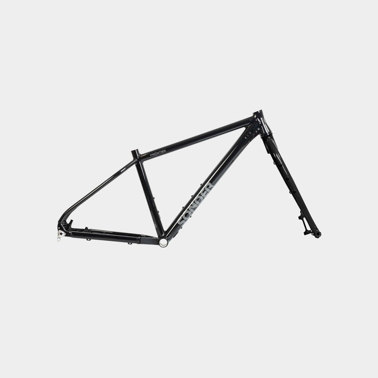 Frontier frame and fork in Jet Black