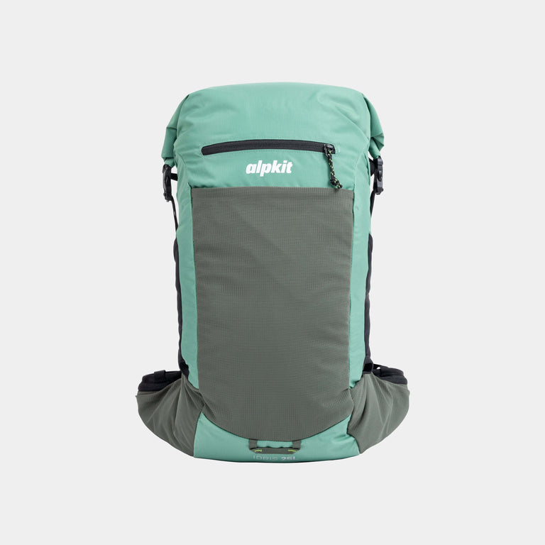 Idris 25L backpack side view - closed