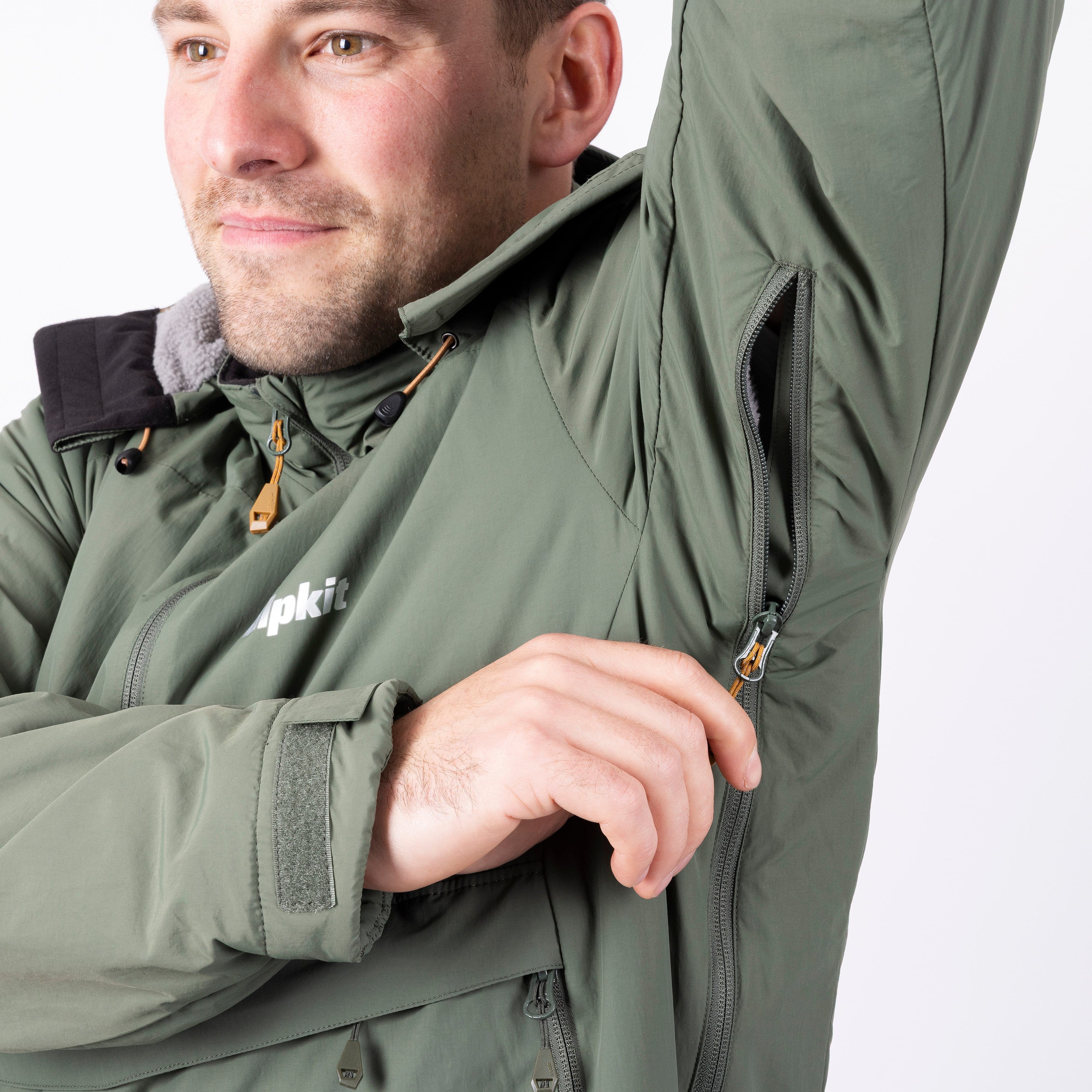 Jura Men's Pile Fleece-Lined Windproof Mountain Smock