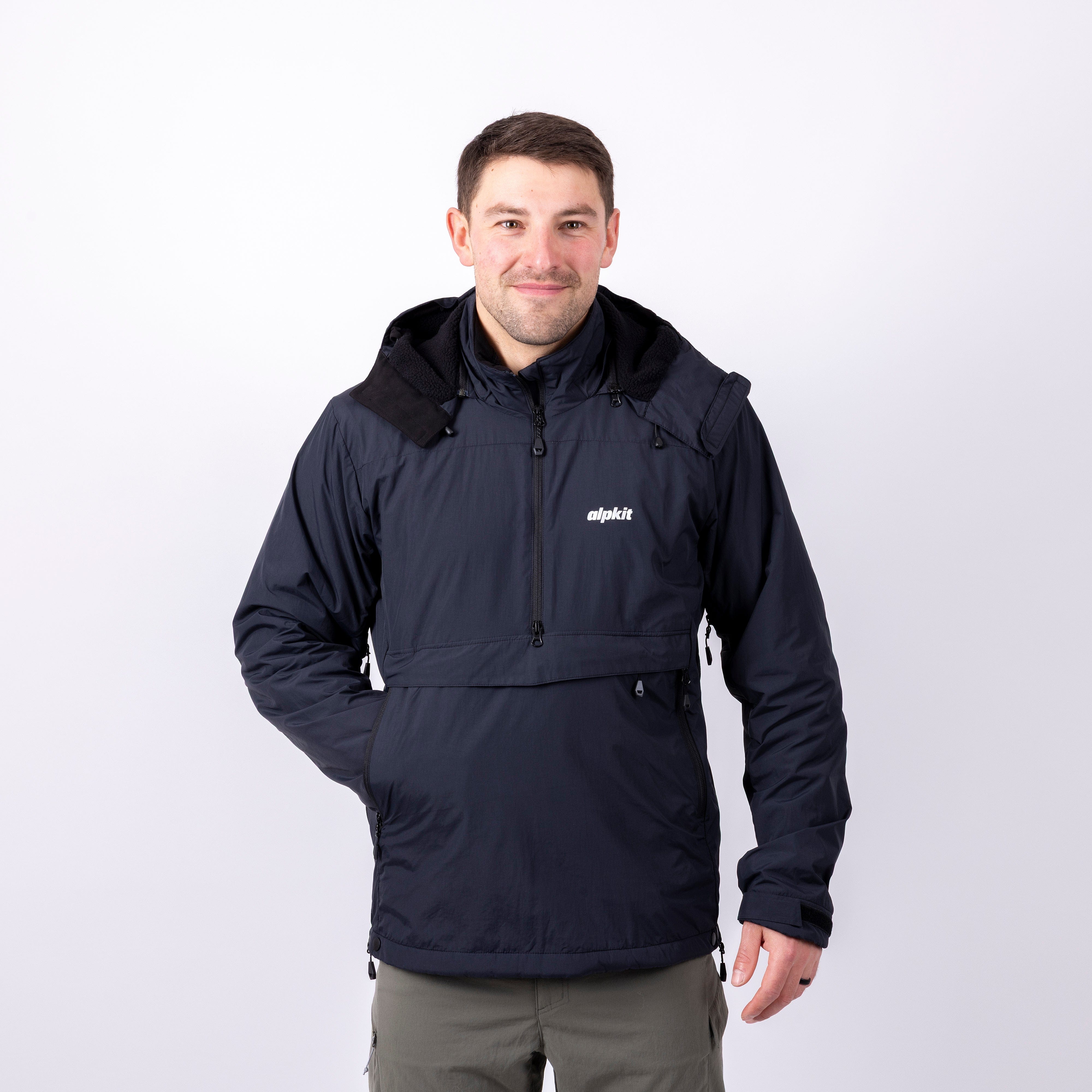 Jura Men's Pile Fleece-Lined Windproof Mountain Smock
