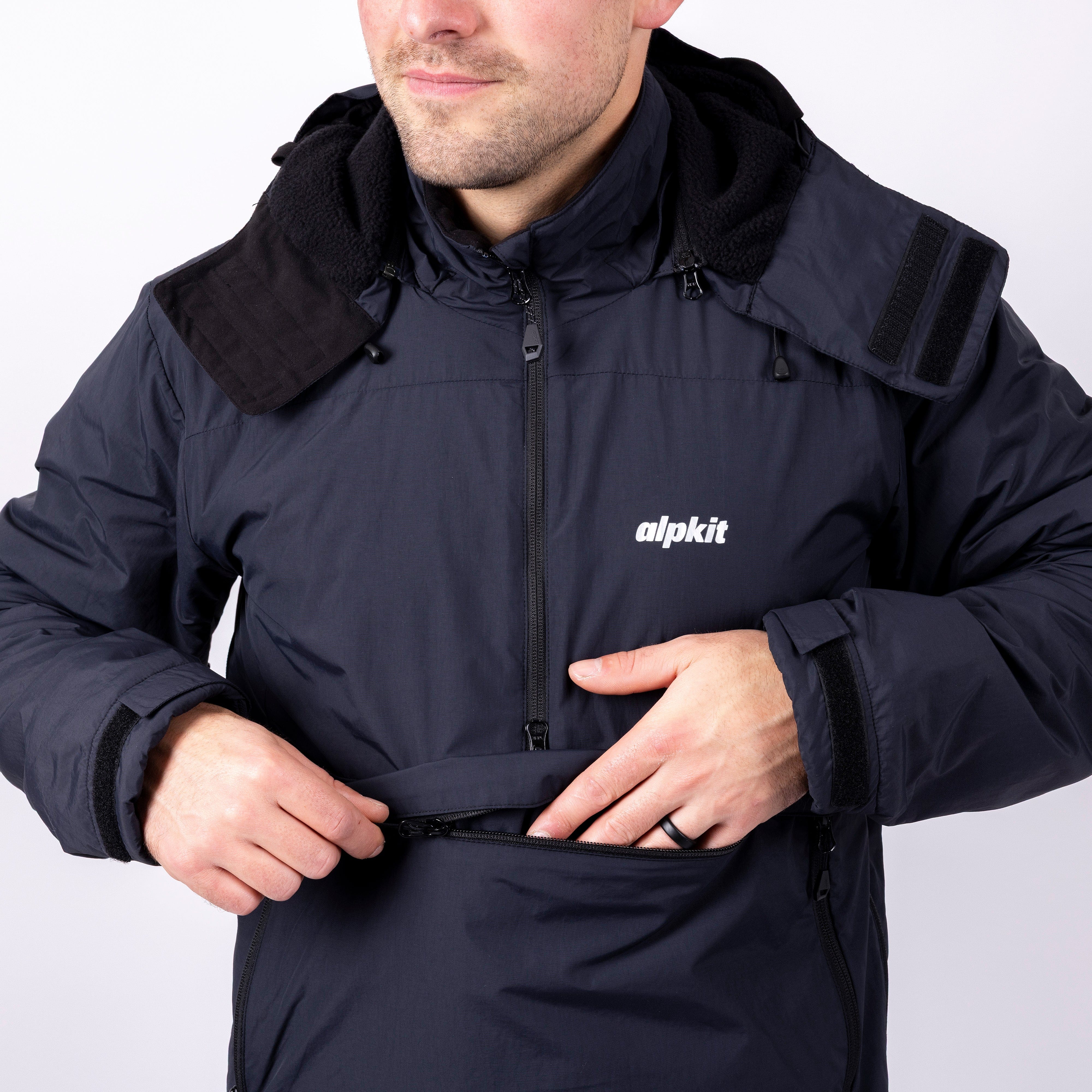 Jura Men's Pile Fleece-Lined Windproof Mountain Smock