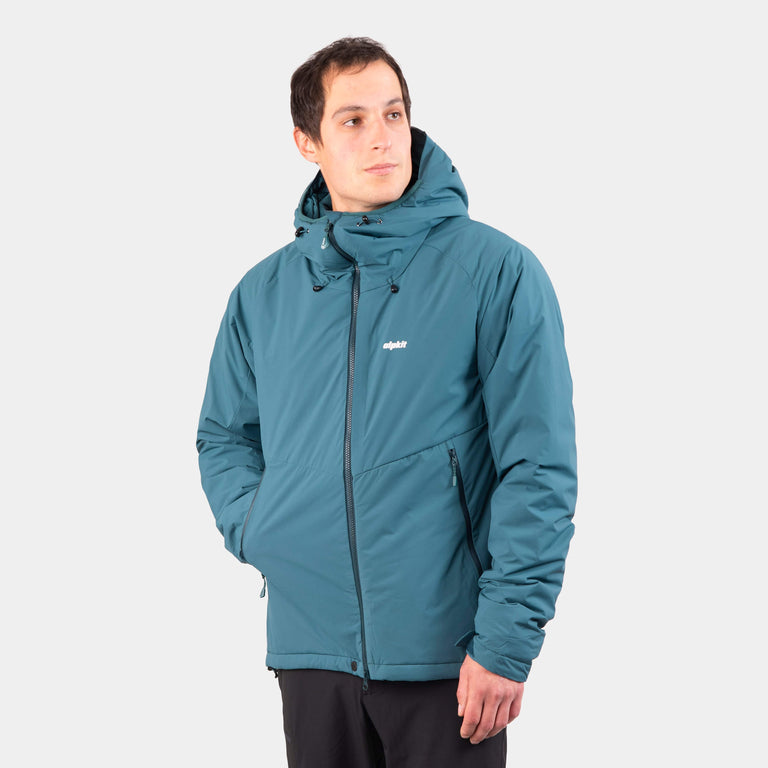 Alpkit men's 0Hiro Primaloft insulated jacket in spruce green