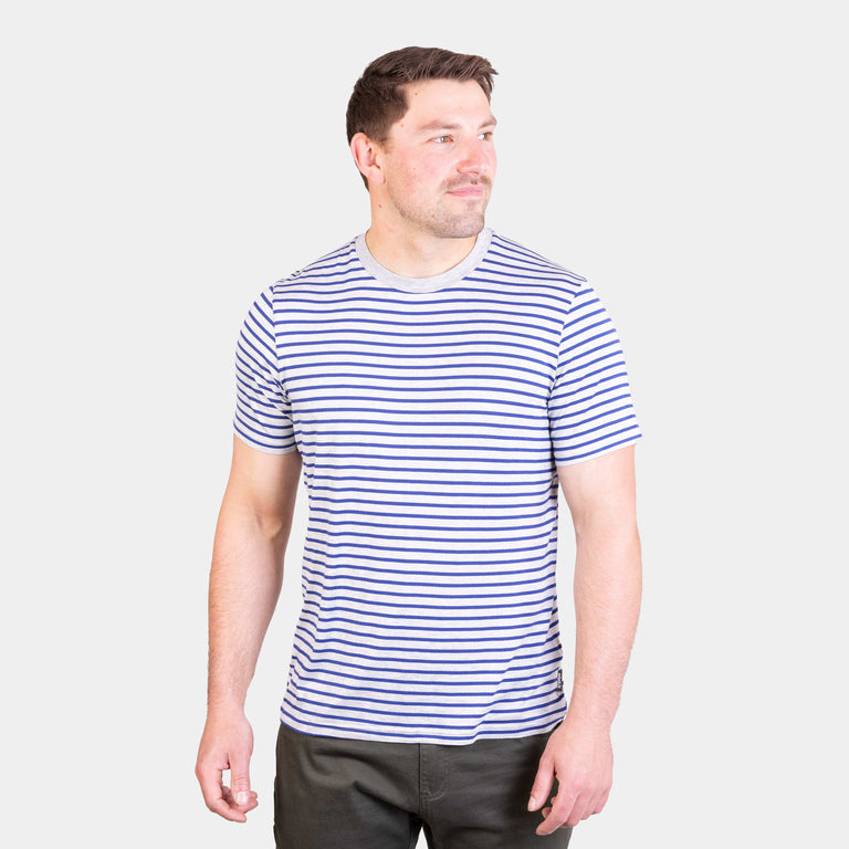 alpkit mens hauling bamboo striped tee 