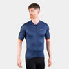 alpkit Paradiso mens short sleeve cycling jersey in navy blue