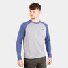 alpkit mens picu long sleeve base layer in twilight grey