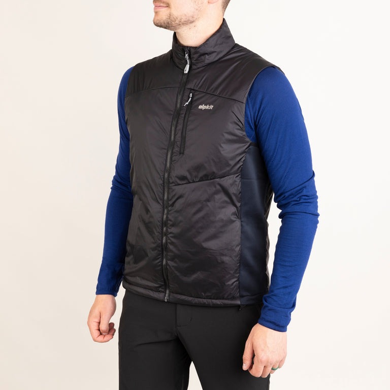 alpkit mens Sierra vest in black front