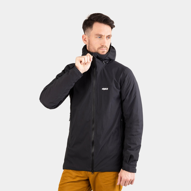 alpkit mens solace insulated jacket in black 