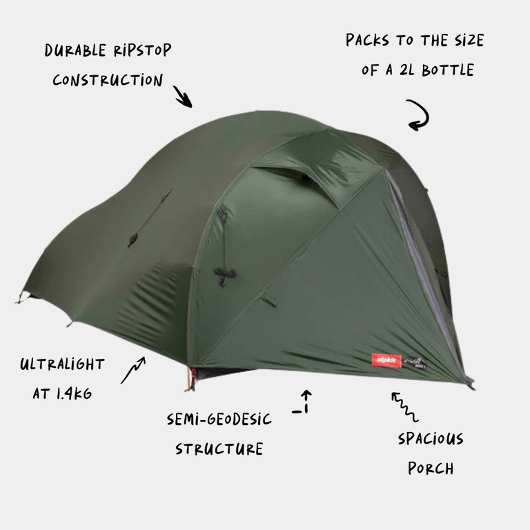 2 man tent size in metres Ordos 2 Ultralight 2 Person Backpacking Tent 1.4kg