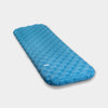 Radiant insulated inflatable camping mat in Nemo blue