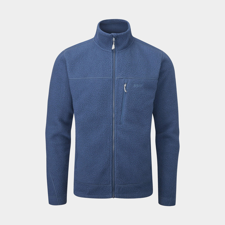 Alpkit Sastrugi men's fleece in Nemo blue