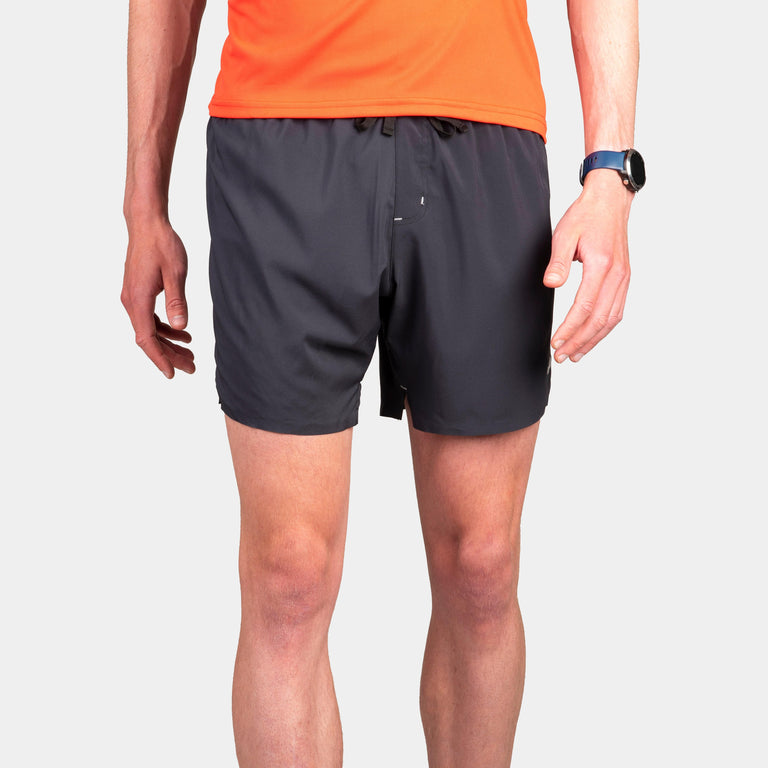 alpkit vayper 6 ultralight 5in running shorts in black 