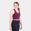 Alpkit arco vest crop top in cosmos purple