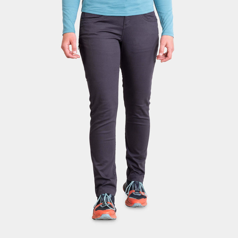 alpkit womens kraft trousers in outer tarmac grey