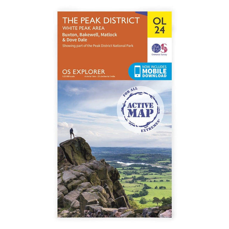 OS Explorer Laminated / Peak District White Peak