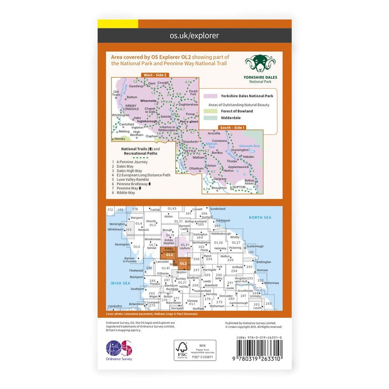 OS Explorer / Yorkshire Dales South & West