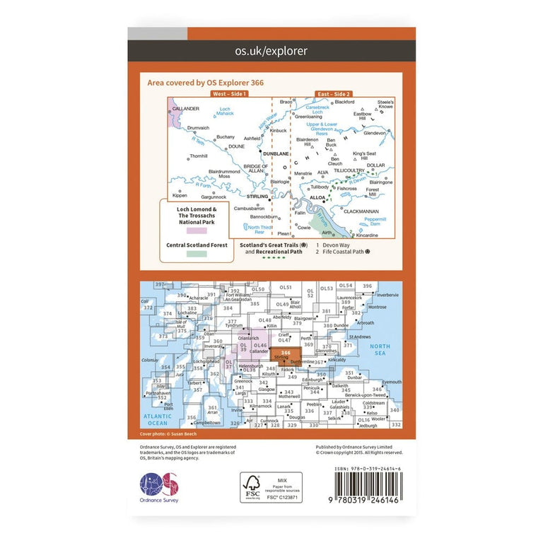 OS Explorer / Stirling & Ochils