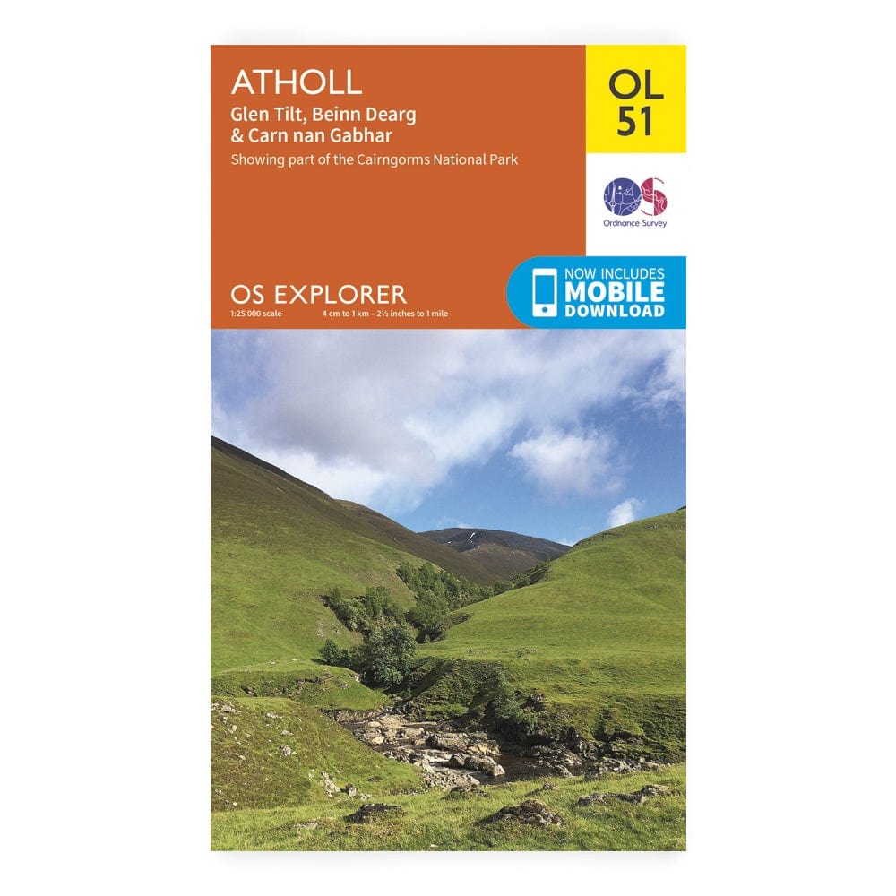 OS Explorer OL51 - Atholl