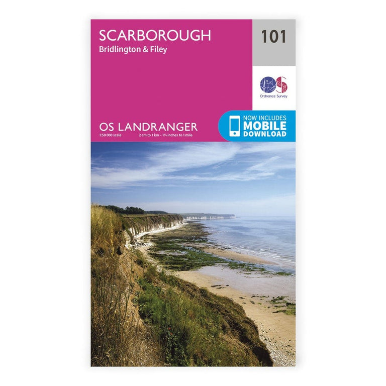 OS Landranger / Scarborough, Bridlington, Filey