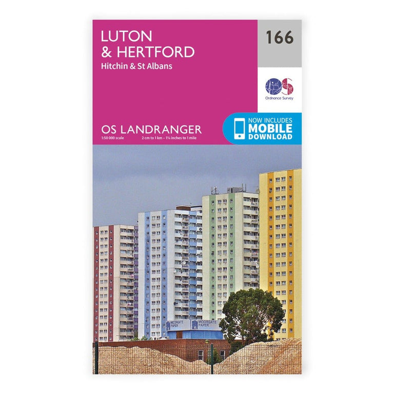 OS Landranger / Luton & Hertford