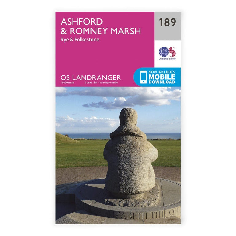 OS Landranger / Ashford & Romney Marsh