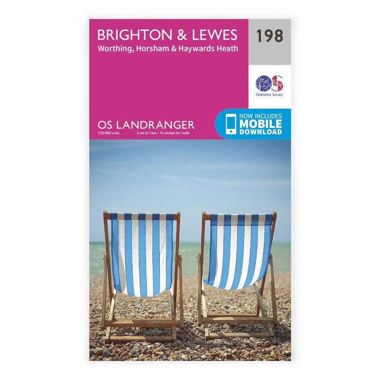 OS Landranger / Brighton & Downs