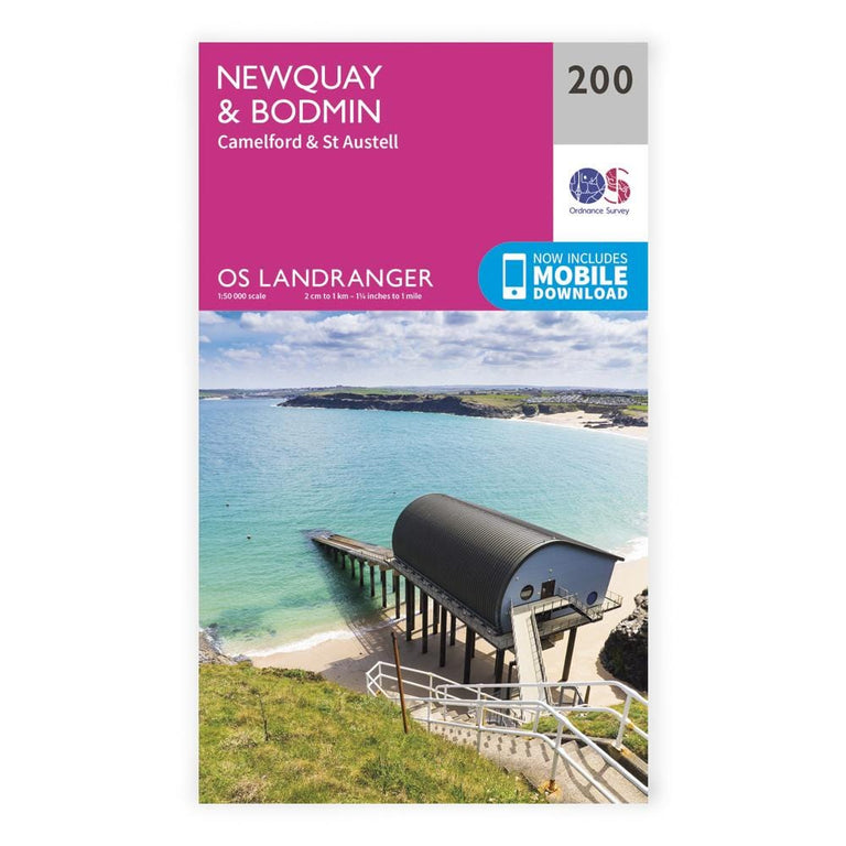 OS Landranger / Newquay, Bodmin, Camelford