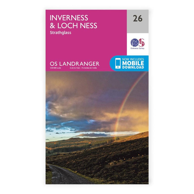 OS Landranger / Inverness/Strathglass Area