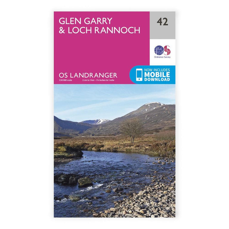 OS Landranger / Glen Garry & Loch Rannoch