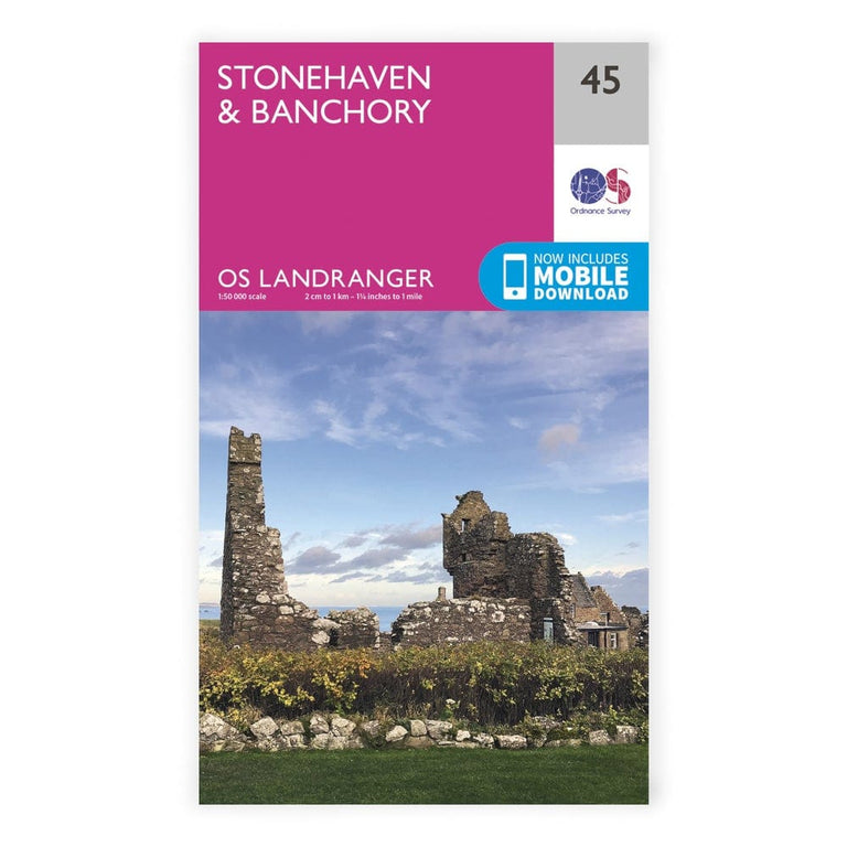 OS Landranger / Stonehaven