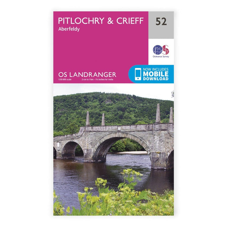 OS Landranger / Pitlochry & Crieff