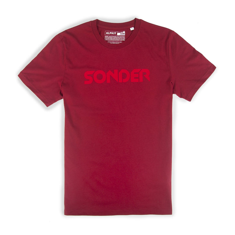 CWSONCAMT-BRG-01-sonder camino t-shirt [mens] burgundy