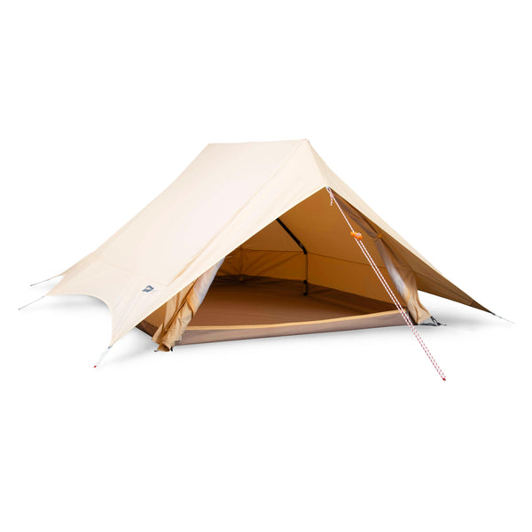 2 person canvas tent Frejus Organic Cotton A-Frame 2-Person Tent