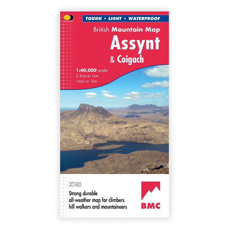  Harvey Mountain Map: Assynt & Coigach