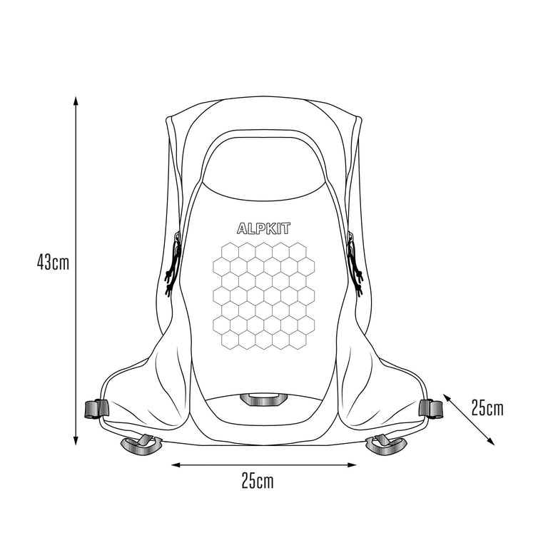 alpkit artlu 10L running pack size