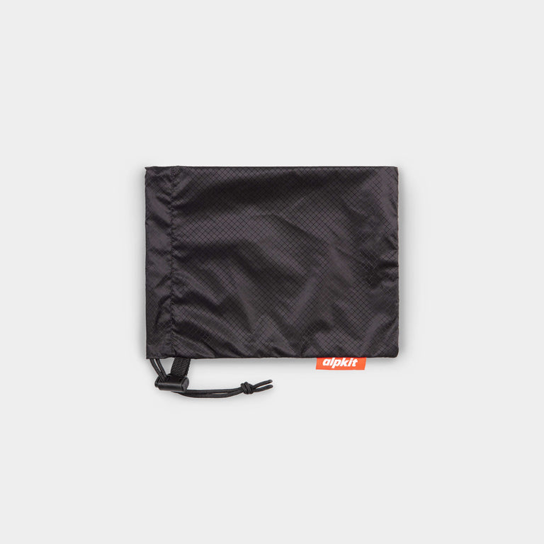 alpkit apollo drawstring accessory bag small in black