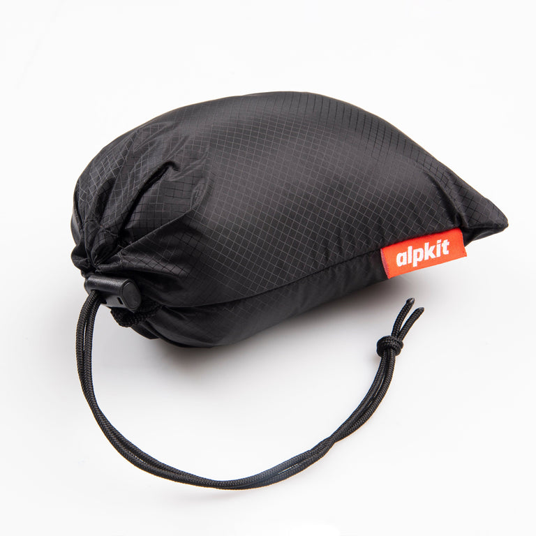 alpkit apollo drawstring accessory bag small in black full