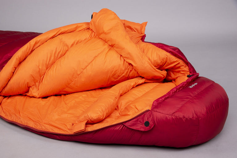 Alpkit arcticdream 1200 down sleeping bag baffle