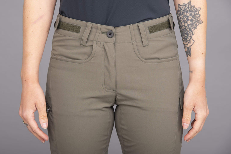 womens arnison pant trousers in mortar front waistband