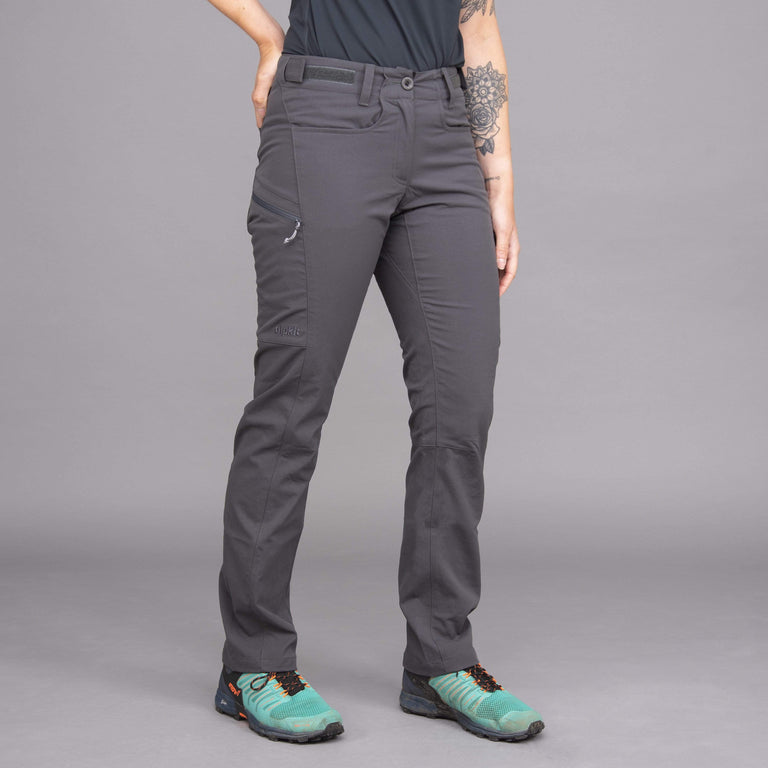 womens arnison pant trousers in tarmac - closed