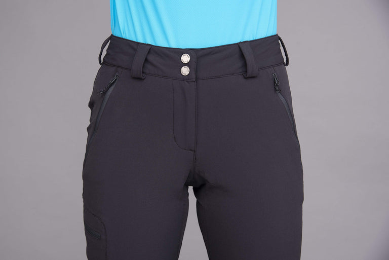 Alpkit womens chilkoot soft-shell trousers front waistband