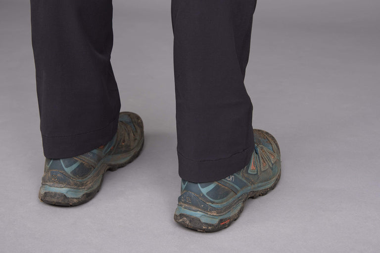 Alpkit womens chilkoot soft-shell trousers hem