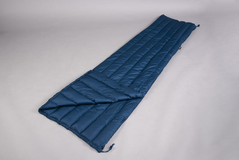 alpkit cloud cover down quilt duvet in nemo - closed