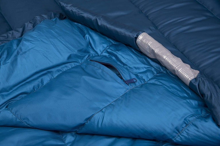 Alpkit cloud nine sleeping bag in nemo internal pocket