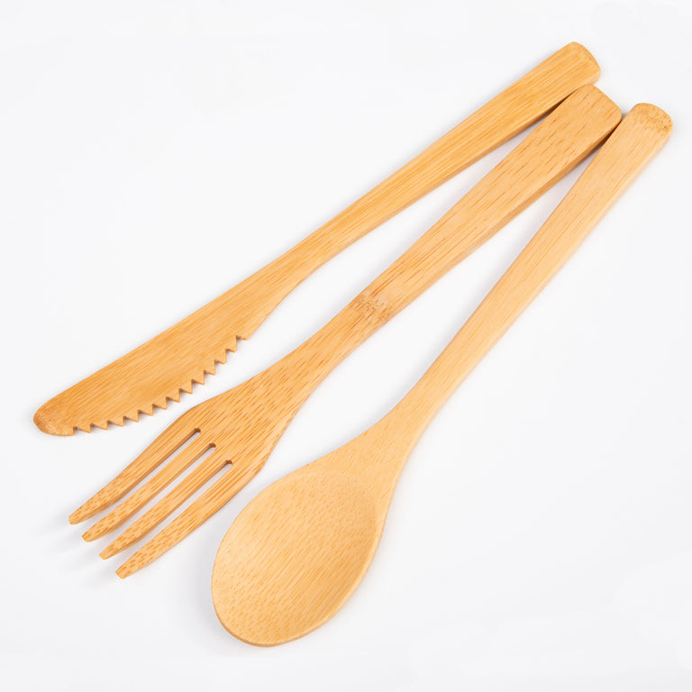 alpkit bamboo cutlery roll cutlery