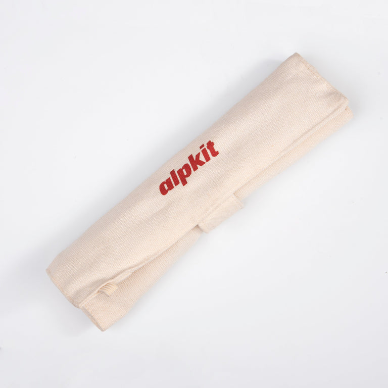 alpkit bamboo cutlery roll packed