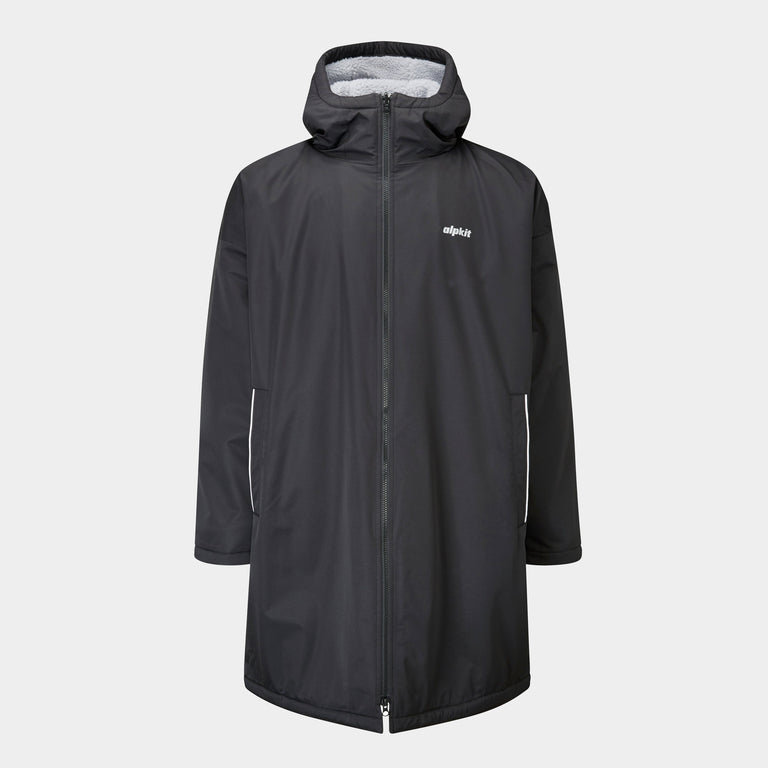 alpkit haven changing cloak in black front - closed