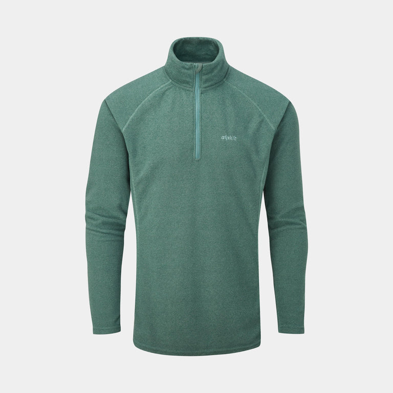 alpkit mens kelpie fleece in Stirling green